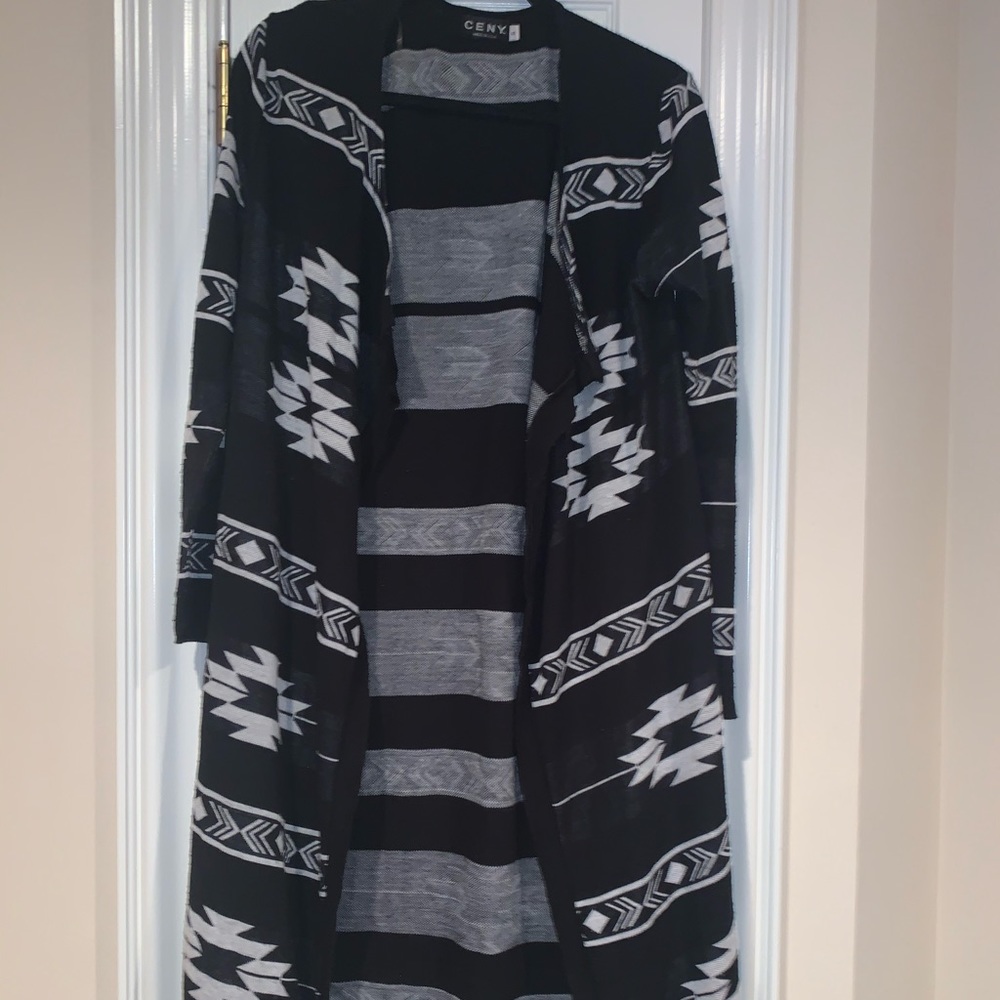 Aztec printed duster